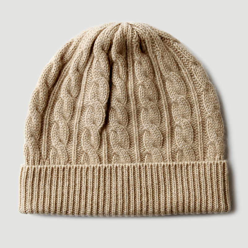 100% Pure Cashmere Knit Beanie - Beanie Cuffed Knit review and price