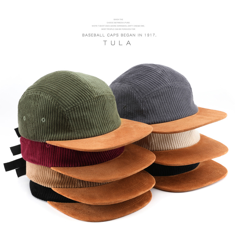 New 5-panel Splicing Corduroy  - Corduroy Cap 5 Panel review and price